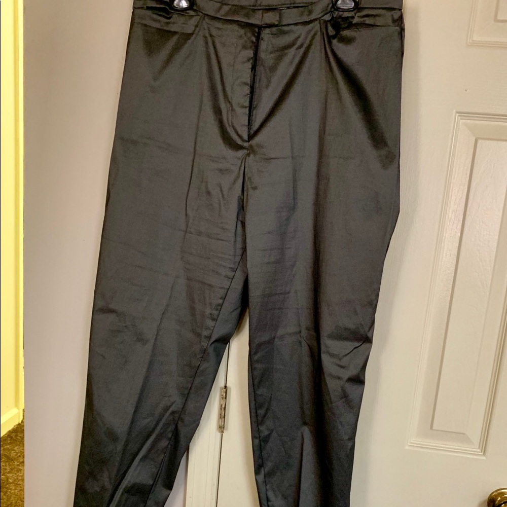 Venezia Shiny Gray Pants/Slacks